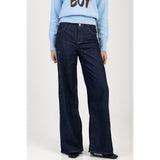 Sissy Boy Womens Cleo Slouchy Mid Waist Jean In Forever Blue