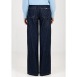 Sissy Boy Womens Cleo Slouchy Mid Waist Jean In Forever Blue