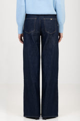 Sissy Boy Womens Cleo Slouchy Mid Waist Jean In Forever Blue