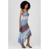 Sissy Boy Ladies Call Me Extra Asymmetric Dress In Blue