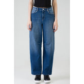 Sissy boy Womens High Waist Balloon Leg Jeans In Medium Vintage