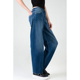 Sissy boy Womens High Waist Balloon Leg Jeans In Medium Vintage