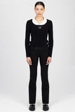 Sissy Boy Womens Gill Bootleg Trouser In Black