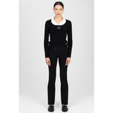 Sissy Boy Womens Gill Bootleg Trouser In Black