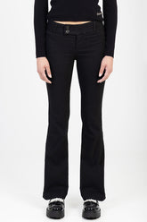 Sissy Boy Womens Gill Bootleg Trouser In Black