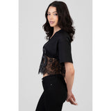 Sissy Boy Love Unfold Boxy T-Shirt In Black