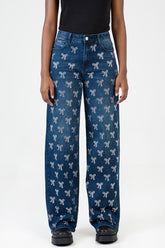 Sissy boy Womens Nyla Wide Leg Jeans In Dark Vintage