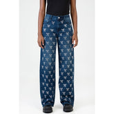 Sissy boy Womens Nyla Wide Leg Jeans In Dark Vintage