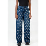 Sissy boy Womens Nyla Wide Leg Jeans In Dark Vintage