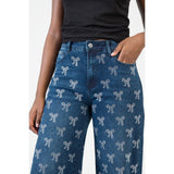 Sissy boy Womens Nyla Wide Leg Jeans In Dark Vintage
