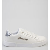 Sissy boy Ladies Basic Patent Snekars In White