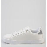 Sissy boy Womens Basic Patent Sneaker In White