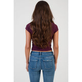 Sissy boy Womens Own The Moment T-shirt In Burgundy