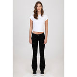 Sissy Boy Womens Donnae Low Waist Bootleg In Black
