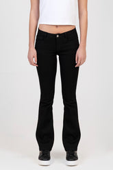 Sissy Boy Womens Donnae Low Waist Bootleg In Black