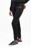 Sissy boy Womens Athleisure Tracksuit Pants In Black