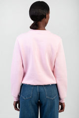 Sissy boy Womens Logo Sweat Top With Bling In Pink