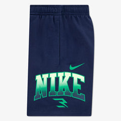 Nike Boys Terry Collegiate Shorts In Navy