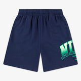 Nike Boys Terry Collegiate Shorts In Navy