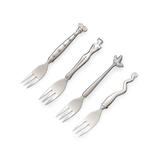 Carrol Boyes Cake Fork Set Of 4 Heritage Mix