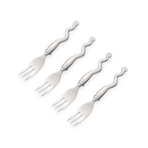 Carrol Boyes Cake Fork Set Of 4 Wave