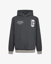 Converse Boys Boxy Graphic Hoodie In Dark Matter