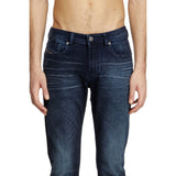Diesel Mens Sleenker Jeans In Navy