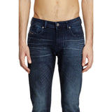 Diesel Mens Sleenker Jeans In Navy