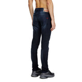 Diesel Mens Sleenker Jeans In Navy