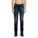 Diesel Mens Sleenker Jeans In Navy