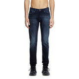 Diesel Mens Sleenker Jeans In Navy