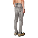 Diesel Mens M-1979 Sleenker Jeans In Grey