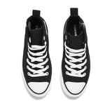 Converse Womens Ctas Lift Platform Shoes In Black And White