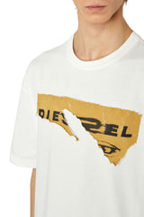Diesel Mens T-Wash Poff White T-Shirt