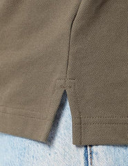 Gant Mens Regular Long Sleeve Shield Golfer In Khaki