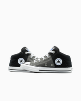 Converse Boys Axel Clourblocking Mid Sneakers In Black & Grey