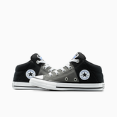 Converse Boys Axel Clourblocking Mid Sneakers In Black & Grey
