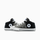 Converse Boys Axel Clourblocking Mid Sneakers In Black & Grey