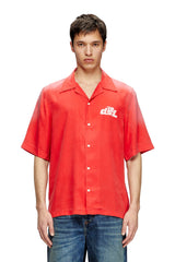 Diesel Mens S-Elly Red Shirt