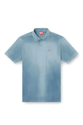 Diesel Mens T-Rejust-R3 Turquoise Polo Shirt
