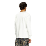 Diesel Mens T-Adjust-LS-R17 T-Shirt In White