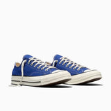 Converse Chuck 70 Canvas Low Top Unisex Shoe In Blue