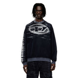 Diesel Mens S-Boxt-T1 Sweater In Navy