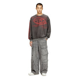 Diesel Mens S-Boxt-T1 Sweater In Dark Grey