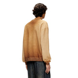 Diesel Mens S-Aron Crew Sweatshirt In Brown
