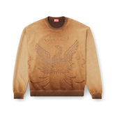 Diesel Mens S-Aron Crew Sweatshirt In Brown