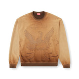 Diesel Mens S-Aron Crew Sweatshirt In Brown
