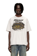 Diesel Mens T-Boxt-T25 Relaxed T-Shirt In White