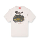 Diesel Mens T-Boxt-T25 Relaxed T-Shirt In White