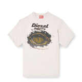 Diesel Mens T-Boxt-T25 Relaxed T-Shirt In White